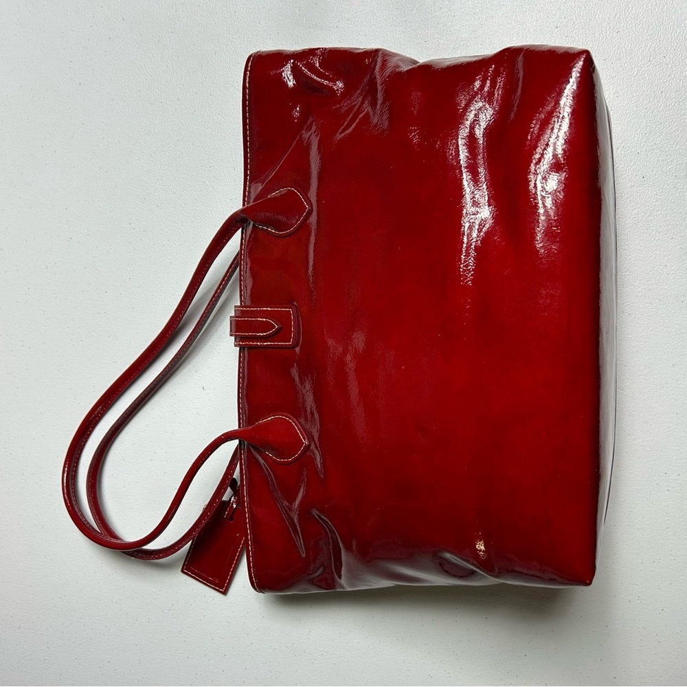 Vintage DOONEY & BOURKE Medium Bordeaux Cindy Tote Shoulder Bag Rare J8051229 - Picture 2 of 14